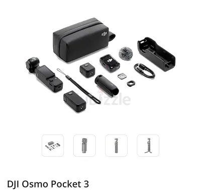 DJI Osmo Pocket 3 with Accessories - Compact Gimbal Camera