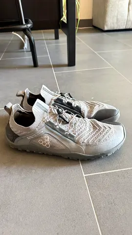 Grey Vivobarefoot Primus Trail Knit FG Mens — size EU 43