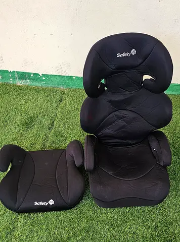 Used Safety 1st Highback Booster  Backless Booster Seat - Black