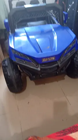 Blue Kids Electric Ride-On Buggy Car - 2 Seater, Works (Used)