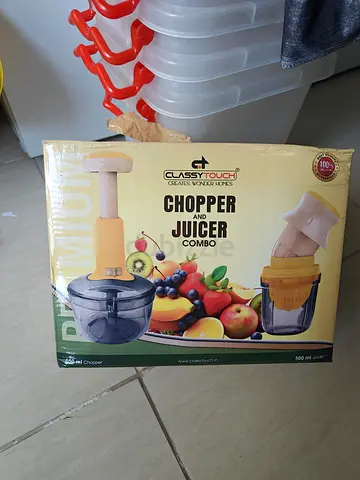 ClassyTouch Chopper and Juicer Combo (New in Box)
