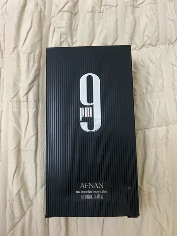 empty afnan 9pm bottle