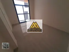 First tenant apartment in Al Alia, Ajman. 1 bedroom and living room, 2 bathrooms, balcony, central A