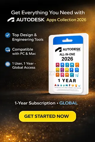 Autodesk Apps Collection 2026 — 1-Year Global Subscription (All-in-One)