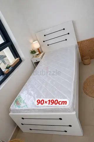 Single Bed 90×190cm with foam