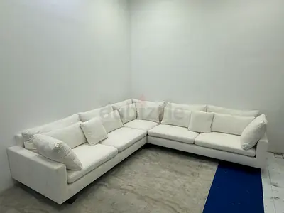 Same like new condition west elm corner sofa