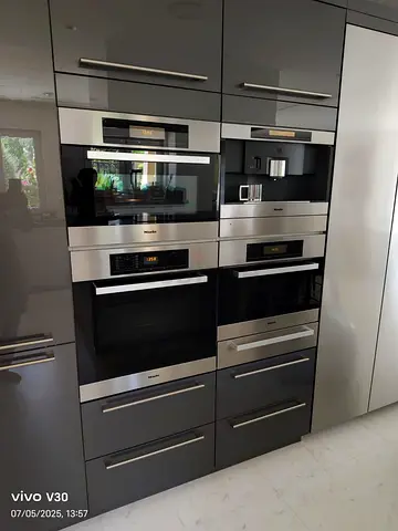 Built-in Miele Oven and Coffee System - Integrated Kitchen Units (Used)