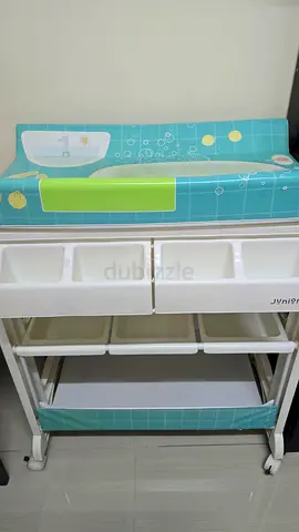 Juniors baby changing station with storage - good condition