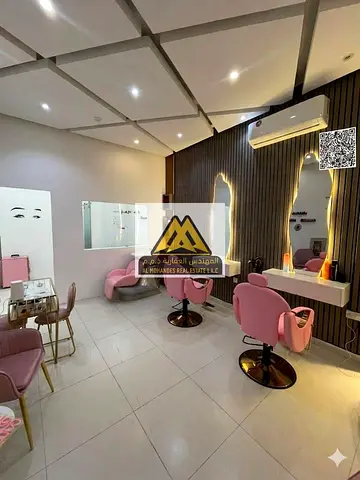 Fully equipped and ready-to-operate salon | Salon decor costing approximately AED 25,000 | Asking price: AED 40,000