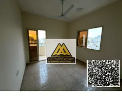 Apartment in Al Nuaimiya 2, three bedrooms and living room, master, balcony, 2 bathrooms, central AC
