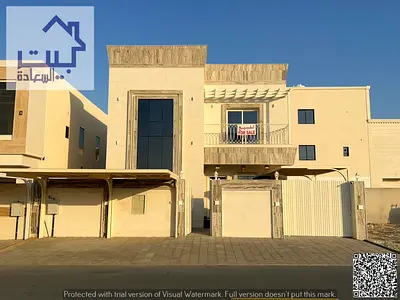 للايجار : فيلا مودرن بمنطقه الحليو 2 _ عجمان ( أول ساكن ) موقع مميز بجانب المسجد والخدمات علي بعد دقائق لشارع الشيخ محمد بن زايد