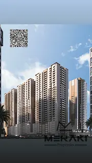 A studio with a large area for sale at a great price in the most beautiful projects of Ajman, Al pha