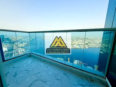 اجمل وارقي الشقق بابراج الواحه اطلالة بحرية كاملة 🌊 🌊  غرفتين وصاله مساحه كبيرة