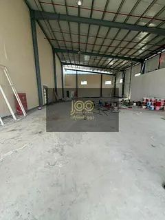 Available warehouse for rent in Umm Al Quwain, Umm Al Thuoob, with 50 kW electricity.
