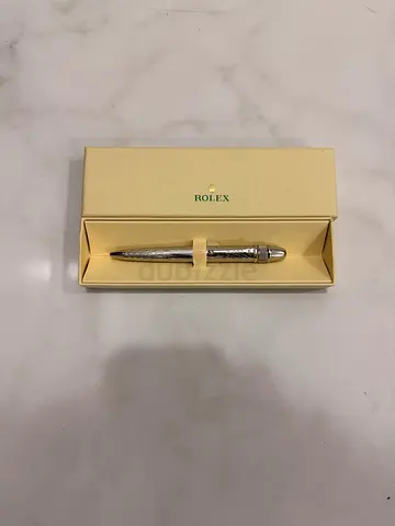 Authentic Rolex silver pen (Dimond Cut) - perfect gift