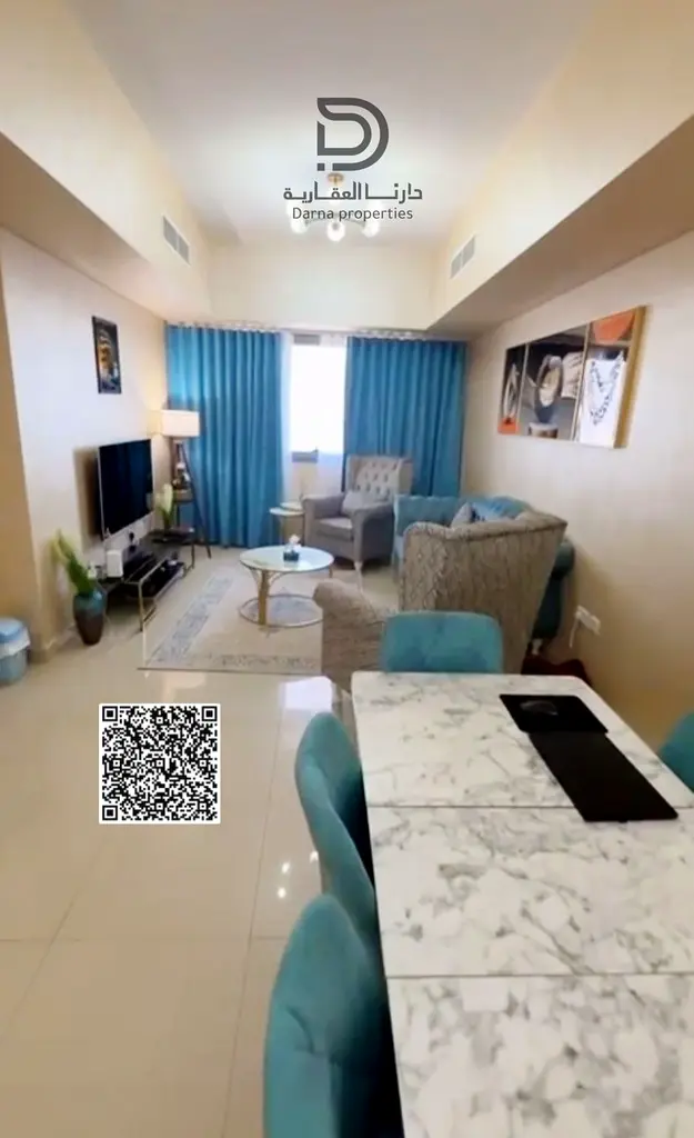 Furnished Apartment for Sale | 2 Bedrooms | Living Room | Kitchen | 2 Bathrooms | Parking** 📍 Nuaimiya One Tower 📐 Size: 1,204 sq. ft. 💰 Total Pri