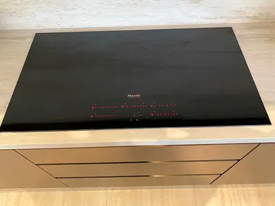Miele built in induction cooktop km6389 flex zones 93cm