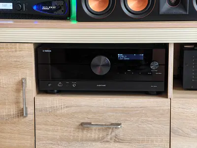Yamaha Aventage A2A 7.2 channel Dolby Atmos AV Receiver / 110V with remote and all accessories.