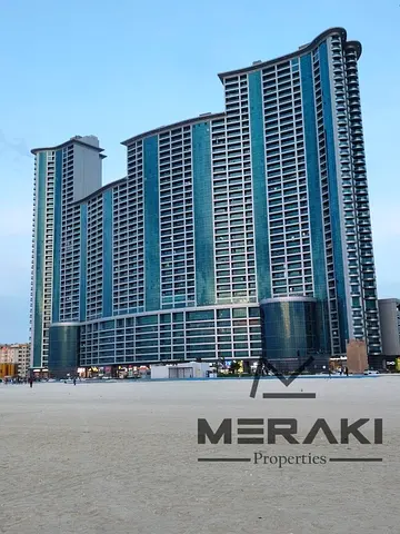 Two rooms and a living room for ownership, Corniche Towers Residences, free air conditioning