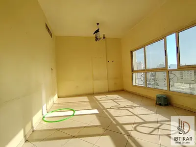 So Spacious 1-bedroom with separate Hall with balcony available for family in AL qulayaah Sharjah