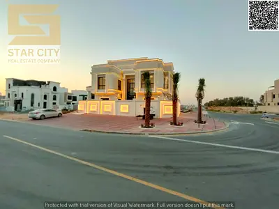 🚨 Luxury Corner Villa with Private Pool | Prime Location – Al Helio 2, Ajman