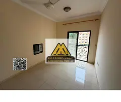 One-bedroom apartment with a living room in Al Hamidiya 1, Ajman. 2 balconies, central AC, prime loc