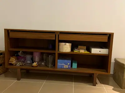 Wooden TV Console / Media Unit - Good Condition