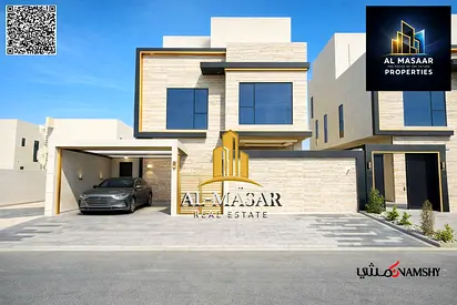 فيلا طابقين وروف مصعد ومسبح تملك حر والسعر يشمل رسوم التسجيل والتملك