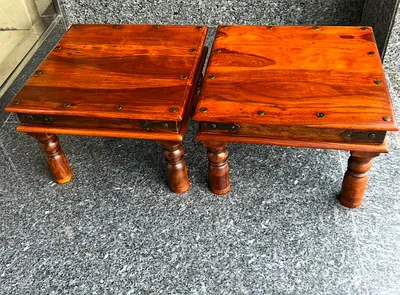 Marina Solid Wood side table- end table