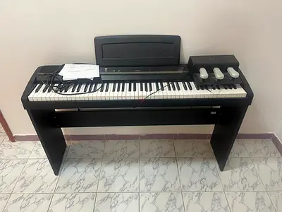 Casio-style 88-Key Digital Piano with Stand and Pedals - Good Working Condition