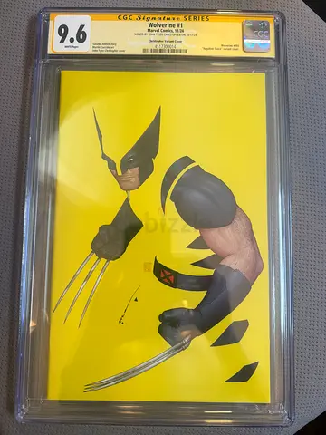 Wolverine #1 2024 CGC 9.6 Signed JTC Negative Space Variant Marvel Comic Book Slab