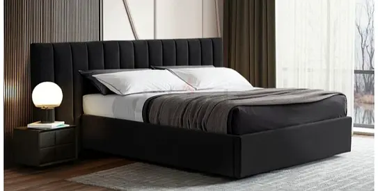 Dark gray 200*200 super king size Bed