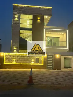 Luxury Villa for Rent – Al Yasmeen, Ajman | 5 Master Bedrooms | Floors + Roof | Maid Room | Modern