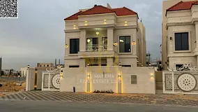 Luxury villa for sale in Al Helio 2 – Two floors + roof | 5 master bedrooms | Majlis and living ro