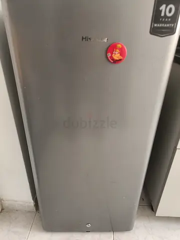 Hisense Single Door Refrigerator - Silver, Good Working Condition