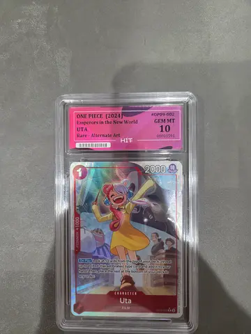 Graded One Piece Card (Uta) — PSA/SGC Encapsulated GEM MINT 10