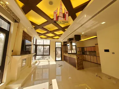 3bhk,2 hall Majlis Maids room wardrobe parking gardan with pool