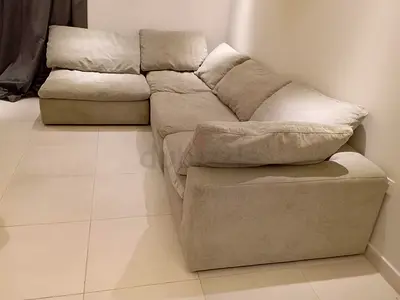Almost like new condition pan Emirates modular sofa