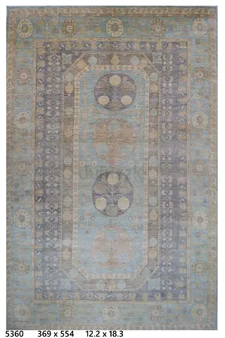 3.7 x 5.5m 369x554cmMajlis carpet Handwoven afghan carpet  Area Rug — 12 x 18 Approx.