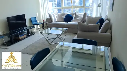 مفروشة بغرفتي نوم | إطلالة على المارينا | شقة في الطابق العلوي