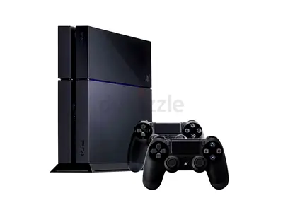 Sony PlayStation 4 console with 1 DualShock controller and 7 game CDs for sale - Good condition