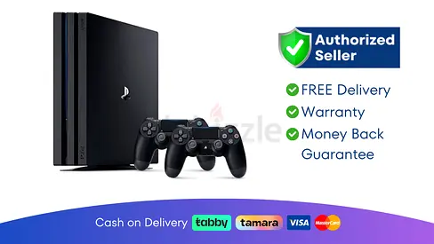 Sony PlayStation 4 Pro - 1 TB With 2 Controller Brand New | Warranty | FREE Delivery