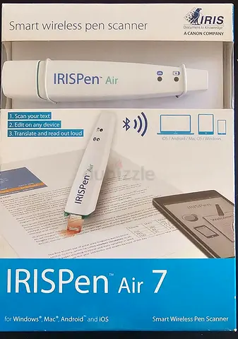 IRISPen Air 7 – Smart Wireless Pen Scanner (PC, Mac, iOS Android)