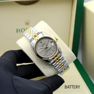 Rolex Lady-Datejust Two-Tone Jubilee Bracelet Battery Watch