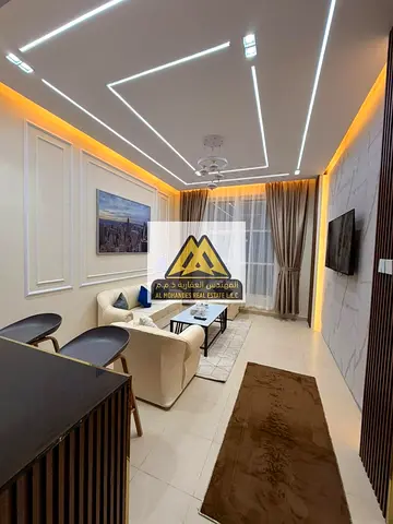 شقة غرفة وصالة للبيع – أبراج السيتي تاور، عجمان | مفروشة بالكامل، موقف سيارة، فرصة استثمارية بعائد شهري ممتاز