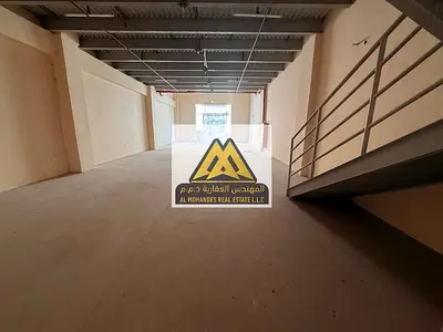 Commercial Shop with Mezzanine for Annual Rent in Al Jurf Industrial, Ajman – Large Space & Prime Location