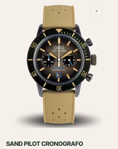 Italian O-O-O Sand Pilot Chronograph -  Full Set