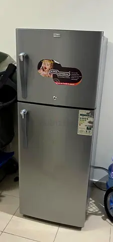 Used Silver Top-Freezer Refrigerator — Good Working Condition