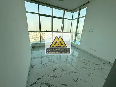 شقة غرفتين وصالة للإيجار في أبراج الواحة – إطلالة بحرية كاملة
