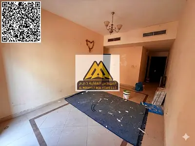 بلكونة باطلالة مفتوحة | مساحه كبيرة | 2 حمام | موقع مميز في النعيمية 1 بجوار مدرسة الحكمة | سهل المخرج للشارقة ودبي